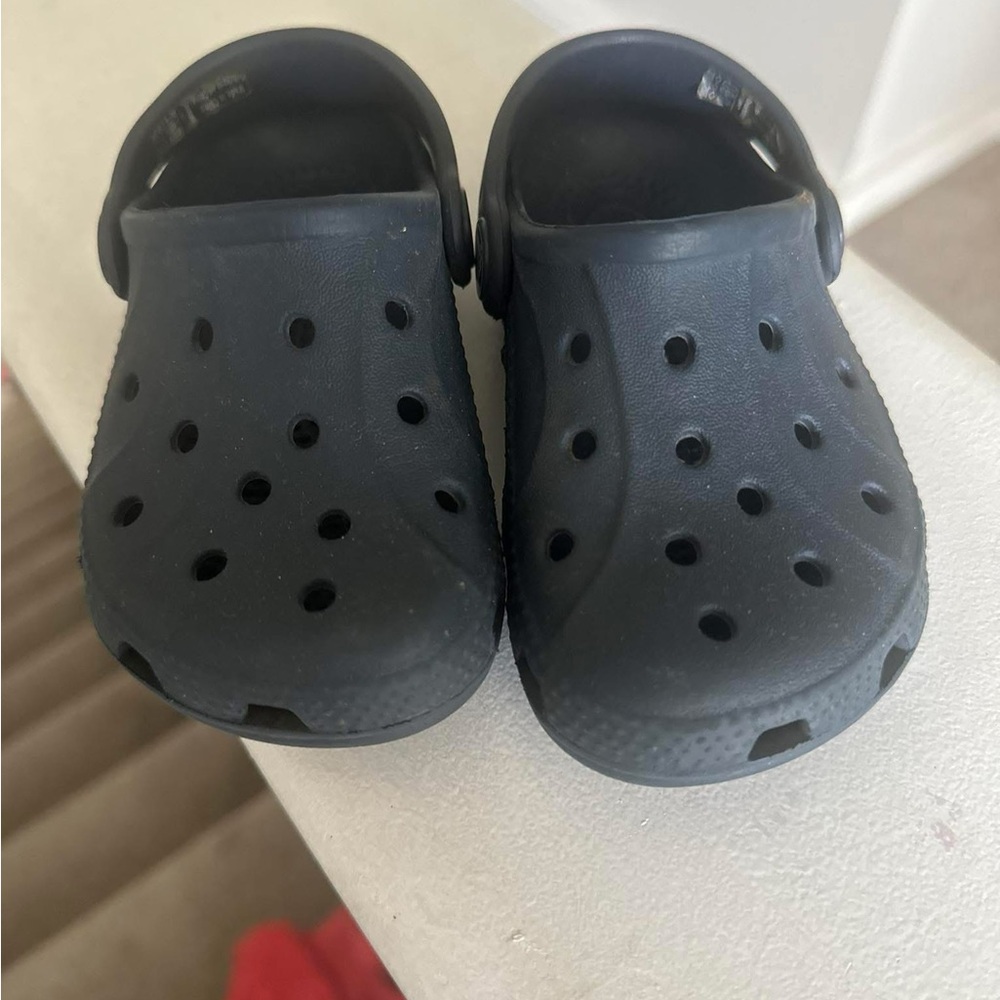 Kids Navy Crocs